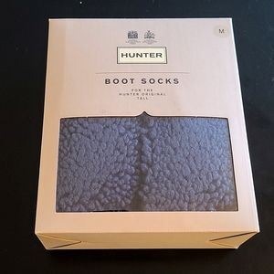 NEW Hunter Tall Boot Socks Size Medium in Peak Blue